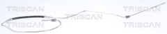 Bremsschlauch Hinterachse rechts für CITROËN PEUGEOT BERLINGO MULTISPACE