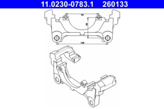 Halter Bremssattel Vorderachse für AUDI VW A4 Allroad B8 Avant A5 Sportback