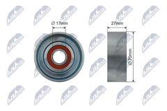 Spannrolle Keilrippenriemen für HONDA CITY V Stufenheck CIVIC VIII Hatchback IX