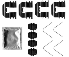 Zubehörsatz Scheibenbremsbelag Hinterachse für HYUNDAI KIA GRANDEUR i20 ACTIVE