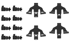 Zubehörsatz Scheibenbremsbelag Vorderachse für AUDI PORSCHE Q7 Van CAYENNE