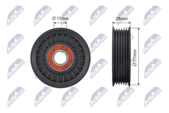 Spannrolle Keilrippenriemen für FORD C-MAX FOCUS II Turnier Stufenheck
