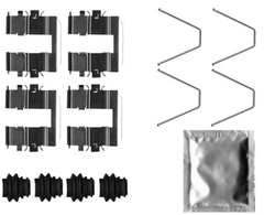 Zubehörsatz Scheibenbremsbelag Hinterachse für HYUNDAI KIA TUCSON Kasten/SUV