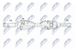 Antriebswelle Hinterachse für FORD KUGA II VAN