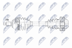Antriebswelle Vorderachse rechts für SEAT SKODA VW ARONA IBIZA V KAMIQ SCALA