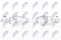 Antriebswelle Vorderachse links für FORD GALAXY II MONDEO IV Stufenheck Turnier