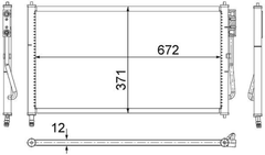 Kondensator Klimaanlage für FORD FOCUS I Stufenheck Turnier Kasten/Kombi