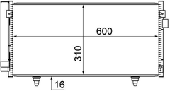 Kondensator Klimaanlage für SUBARU FORESTER IMPREZA Stufenheck Schrägheck XV