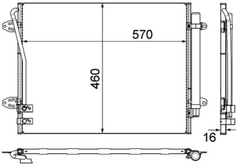 Kondensator Klimaanlage für VW CC B7 PASSAT B6 Variant ALLTRACK Kasten/Kombi