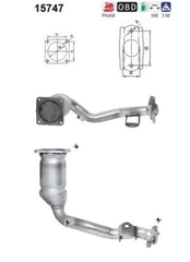 Katalysator für CITROËN C2 C3 I