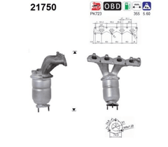 Katalysator für FIAT OPEL CROMA SIGNUM CC VECTRA B Caravan C