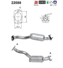Katalysator für HONDA JAZZ II