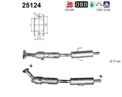 Katalysator für MAZDA 6 Station Wagon Stufenheck Hatchback