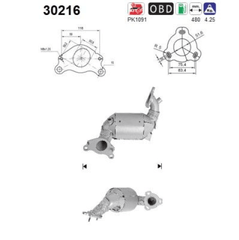 Katalysator für NISSAN RENAULT DACIA JUKE PULSAR Schrägheck QASHQAI II SUV