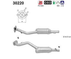 Katalysator für DACIA LOGAN SANDERO