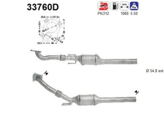 Katalysator für AUDI SEAT SKODA VW A3 LEON TOLEDO II OCTAVIA I Combi BORA