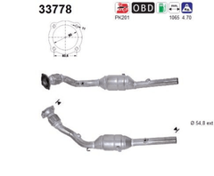 Katalysator für SEAT SKODA VW LEON TOLEDO II OCTAVIA I Combi GOLF IV NEW BEETLE