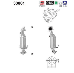 Katalysator für AUDI SEAT SKODA VW A3 Sportback Cabriolet ALTEA XL LEON