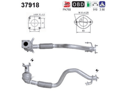 Katalysator vorne für AUDI VW A3 GOLF V