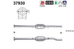 Katalysator hinten für VW GOLF PLUS V
