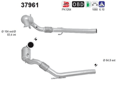 Katalysator für AUDI SEAT SKODA VW CUPRA A3 Limousine LEON ST SC OCTAVIA III