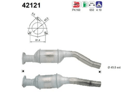Katalysator für AUDI A4 B5