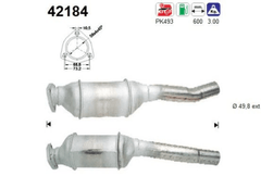 Katalysator für AUDI 80 B3 Stufenheck B4 Avant
