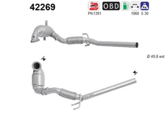 Katalysator für AUDI SEAT SKODA VW A1 Sportback IBIZA IV SC ST TOLEDO