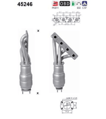 Katalysator für BMW 1 Cabriolet 3 Touring