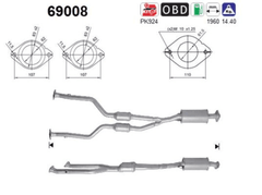 Katalysator hinten für LEXUS IS C II