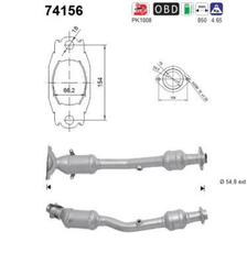 Katalysator für NISSAN JUKE Van
