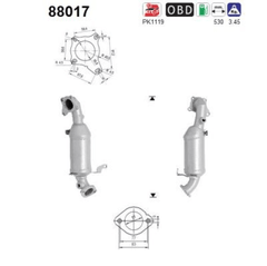 Katalysator für AUDI SEAT SKODA VW A3 Sportback Cabriolet ALTEA XL LEON