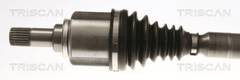 Antriebswelle Vorderachse links für LANCIA OPEL PEUGEOT YPSILON CORSA F 208 II