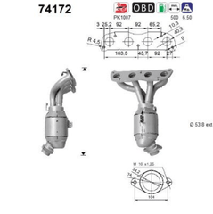 Katalysator vorne für NISSAN QASHQAI / +2 I VAN