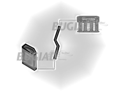 Ladeluftschlauch links für RENAULT GRAND SCÉNIC II MEGANE Stufenheck Grandtour