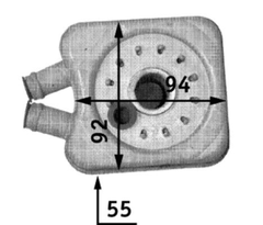 Ölkühler Motoröl für AUDI FORD SEAT SKODA VOLVO VW 80 B2 Stufenheck B3 B4 Avant