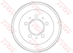2x Bremstrommel Hinterachse für SSANGYONG ACTYON I SPORTS II KYRON