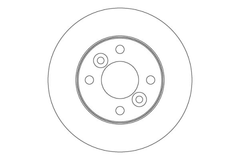 2x Bremsscheibe Vorderachse für DACIA SPRING