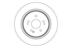 2x Bremsscheibe Hinterachse für HONDA CR-V V