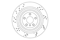 2x Bremsscheibe Hinterachse für MERCEDES-BENZ GL-KLASSE M-KLASSE