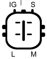 Lichtmaschine Generator für FIAT TOYOTA DOBLO Großraumlimousine AVENSIS