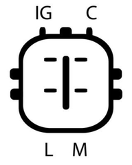 Lichtmaschine Generator für MINI