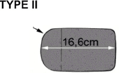 Spiegelglas Außenspiegel für BMW 5 Touring 7