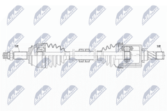 Antriebswelle Vorderachse links für NISSAN RENAULT QASHQAI II SUV KADJAR