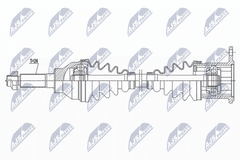 Antriebswelle Hinterachse links für FIAT SUZUKI SEDICI SX4 / CLASSIC