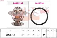 Thermostat Kühlmittel für AUDI FORD SEAT SKODA VW 80 B2 Stufenheck B3 B4 Avant
