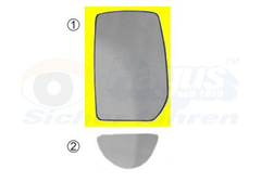 Spiegelglas Außenspiegel rechts für FORD TRANSIT Kasten Pritsche/Fahrgestell