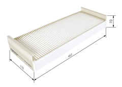 Filter Innenraumluft für MAN NEOPLAN TGA TGL I TGS II TGM TGX LION´S COACH