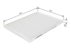 Filter Innenraumluft für OPEL OMEGA B Caravan