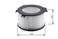 Filter Innenraumluft für VW CALIFORNIA T4 Camper TRANSPORTER Kasten Bus